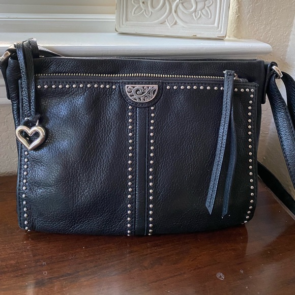 Brighton Bags Brighton Pretty Tough Jagger Black Leather Crossbody Purse Organizer Poshmark